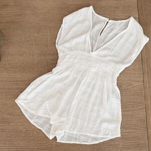 Abercrombie Kids Cream Swim Coverup